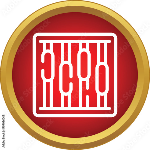 Abacus tool icon for counting, calculating, and learning math