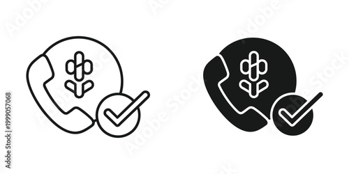 Contrast icons depicting verified and unverified medical or health information sources
