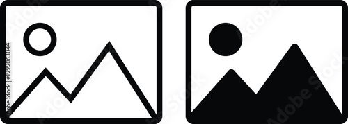 Placeholder  images  icons  photo  pictures  symbol  signs  placeholders  graphics  illustrations  mountains  sun