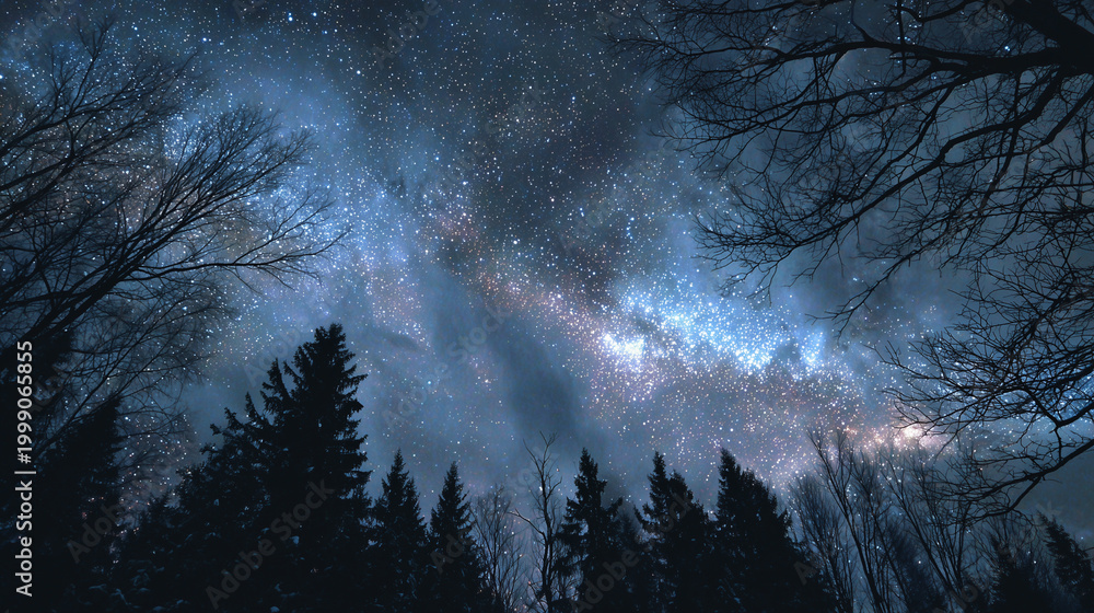 Fototapeta premium une nuit vraiment étoilée 