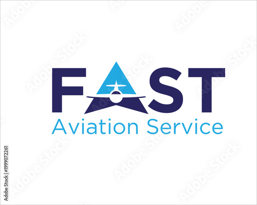 fast aviation service logo designs