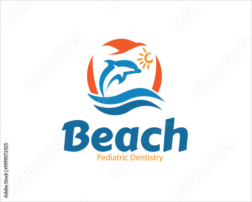 beach dental clinic logo designs for child