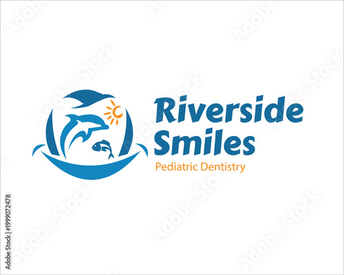 beach dental clinic logo designs for child