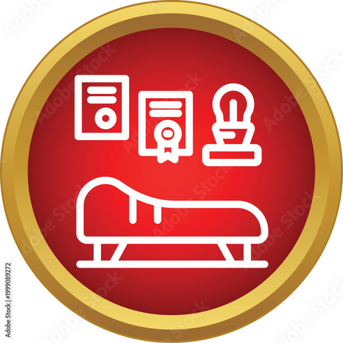 Psychology consultation icon for therapy and mental health treatment