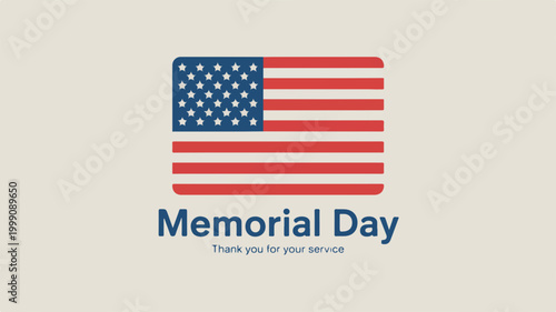 Memorial Day flag graphic honoring veterans and fallen soldiers