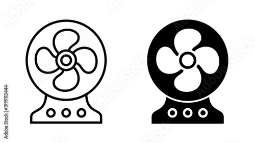electric ventilator fan icon