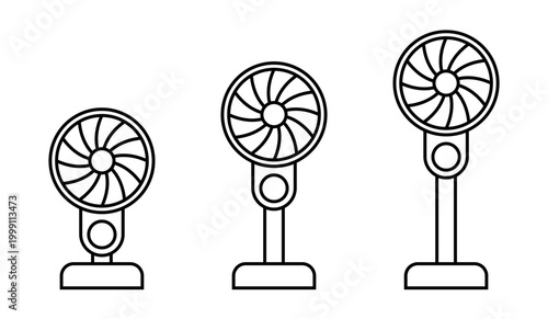 electric ventilator fan icon