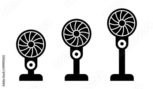 electric ventilator stand fan icon