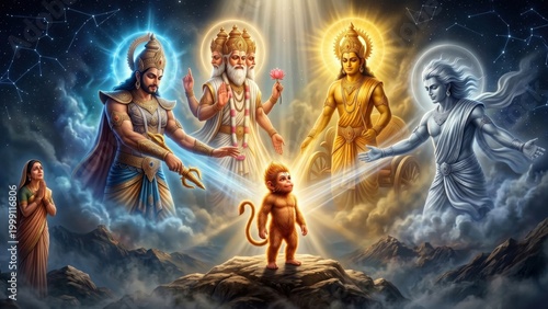 Gods Bless Hanuman – Divine Childhood Boon Scene