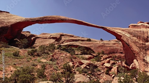 The Landscape arch in Arches National park
