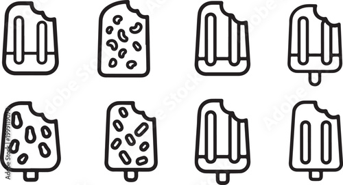 Cartoon hands holding small gifts and presents icons set Vector