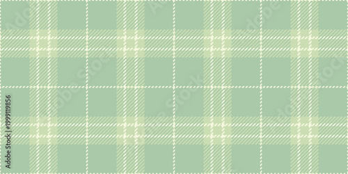 Checking tartan texture background, christmas card seamless fabric vector. Editable plaid check textile pattern in light and pastel colors.
