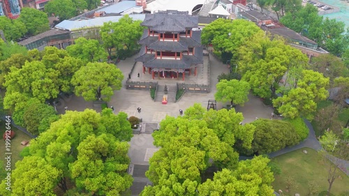 Spring Scenery of Longwang Temple Park in Wuhan, Hubei, China
