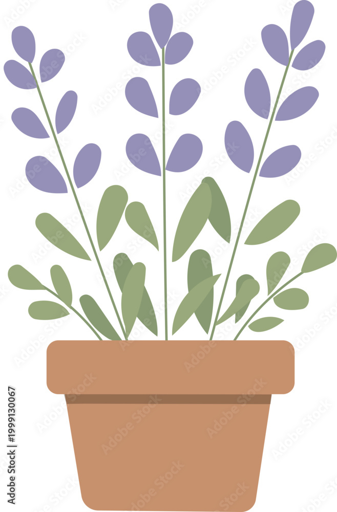 Obraz premium Spring Garden Flat Minimal Vector Elements Set