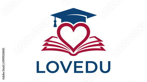 This logo combines a heart and an open book, symbolizing the passion for learning and the love of education that drives students and educators alike in their journeys.