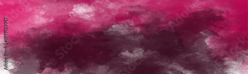 Deep crimson and dark gray abstract watercolor texture background with painterly brush strokes and diffused cloudy effects for design