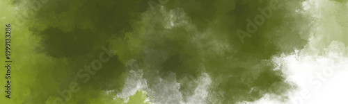 Textured abstract watercolor background with vibrant green and white hues for natural or organic design themes