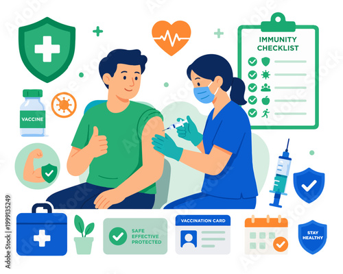 Adult Vaccination at Healthcare Clinic