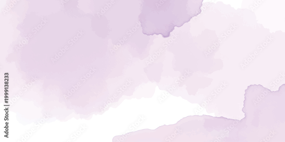 Obraz premium Lavender watercolor splash background with white space lavender watercolor background abstract ethereal creative painterly softness isolated handcrafted delicate illustration