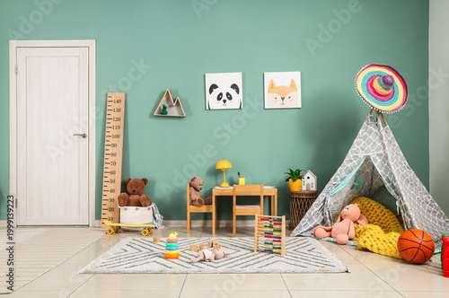 Interior of children's play...