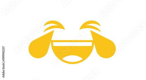 Sad Dog Face Icon.