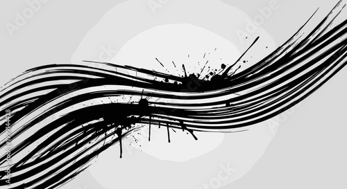 Black eyelashes and eye makeup.