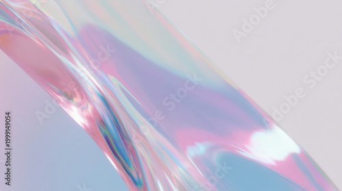 Iridescent Abstract Background with Pastel Colors