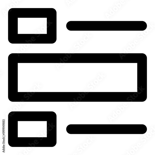 Wireframe outline icon set