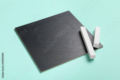 Chalkboard with white chalk...