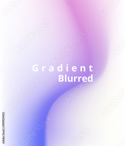 A gradient blurred background with a smooth transition of purple and blue hues on a white base