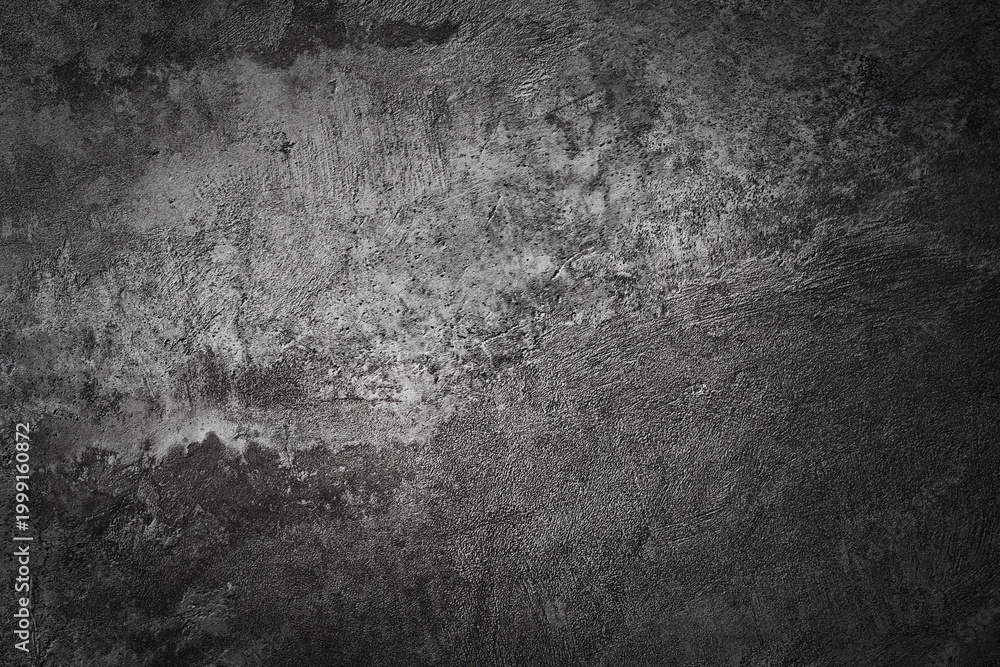 Fototapeta premium White concrete wall with vignette texture background. empty rough cement wall with darkening at the edges. grey plaster texture, for designers