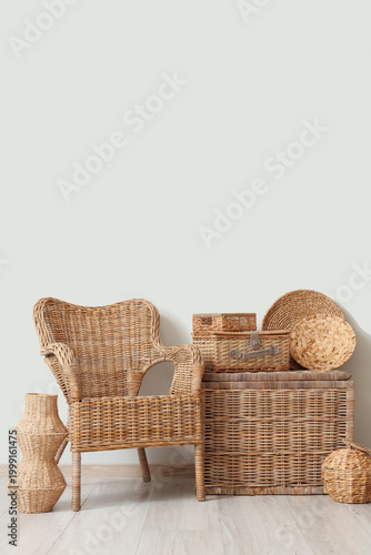 Interior of stylish living ...