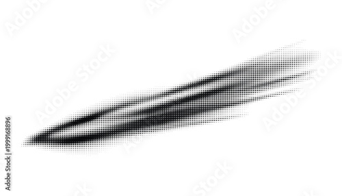 Dynamic motion blur speed line for fast movement and acceleration graphics.