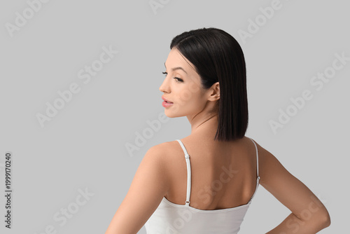 Beautiful young woman with ...