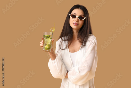Beautiful young woman with ...