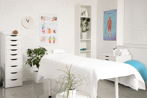 Interior of massage therapi...