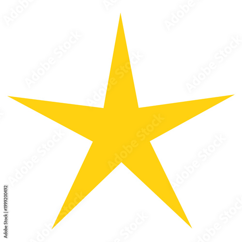 細めの星のイラスト