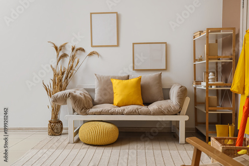Cozy minimalist living room...