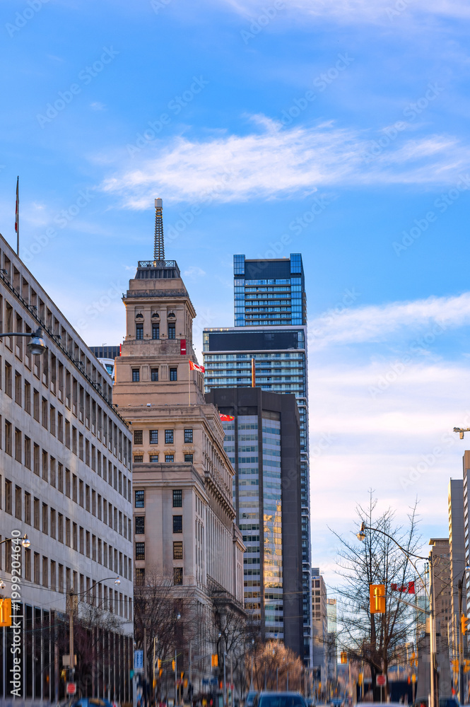 Obraz premium Toronto cityscape in the downtown district, Canada