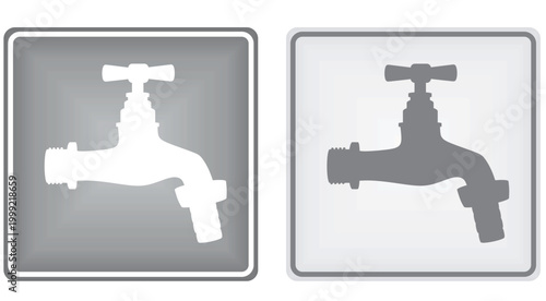 Water traffic sign. vector illustration