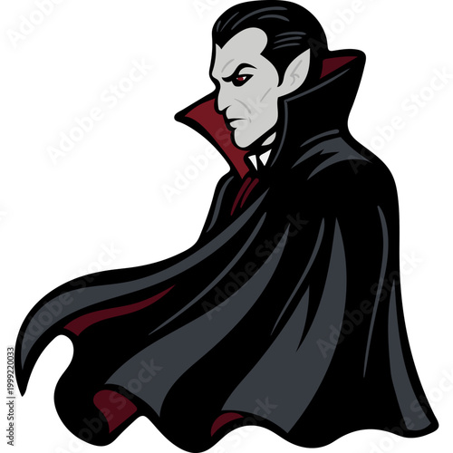 Vampire Count Dracula Illustration
