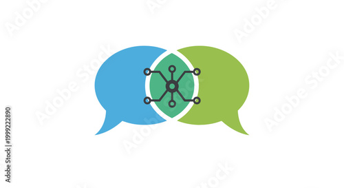 Bild auf Leinwand Communication teamwork collaboration symbol icon.