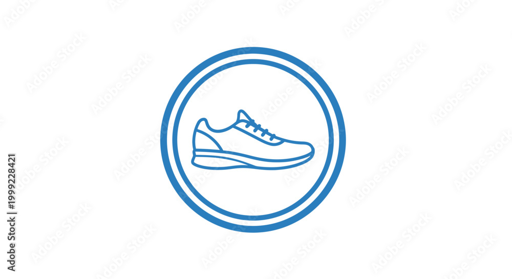 Obraz premium Sneaker Footwear Sports Shoe Design.
