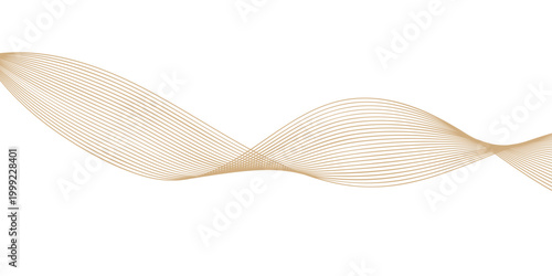A traditional wooden spoon and kitchen utensil with a golden ribbon isolated on a white background
