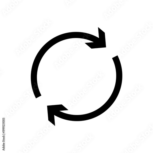 リフレッシュアイコン・シンプルで使いやすい更新デザイン
