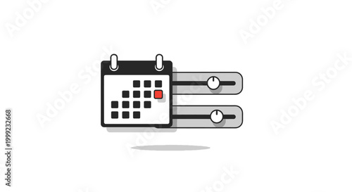 Electric Circuit Breaker Switch Closeup.