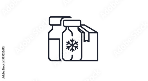 Milk bottle and carton packaging.