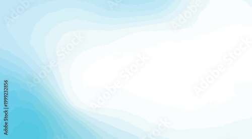Soft abstract light blue and white gradient background