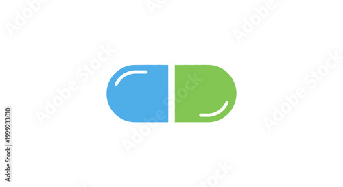 Colorful capsule pill supplement medicine.