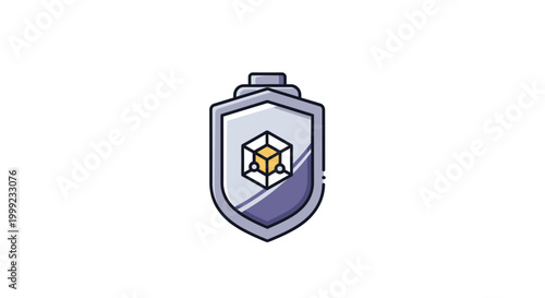 Shield with star symbol icon.